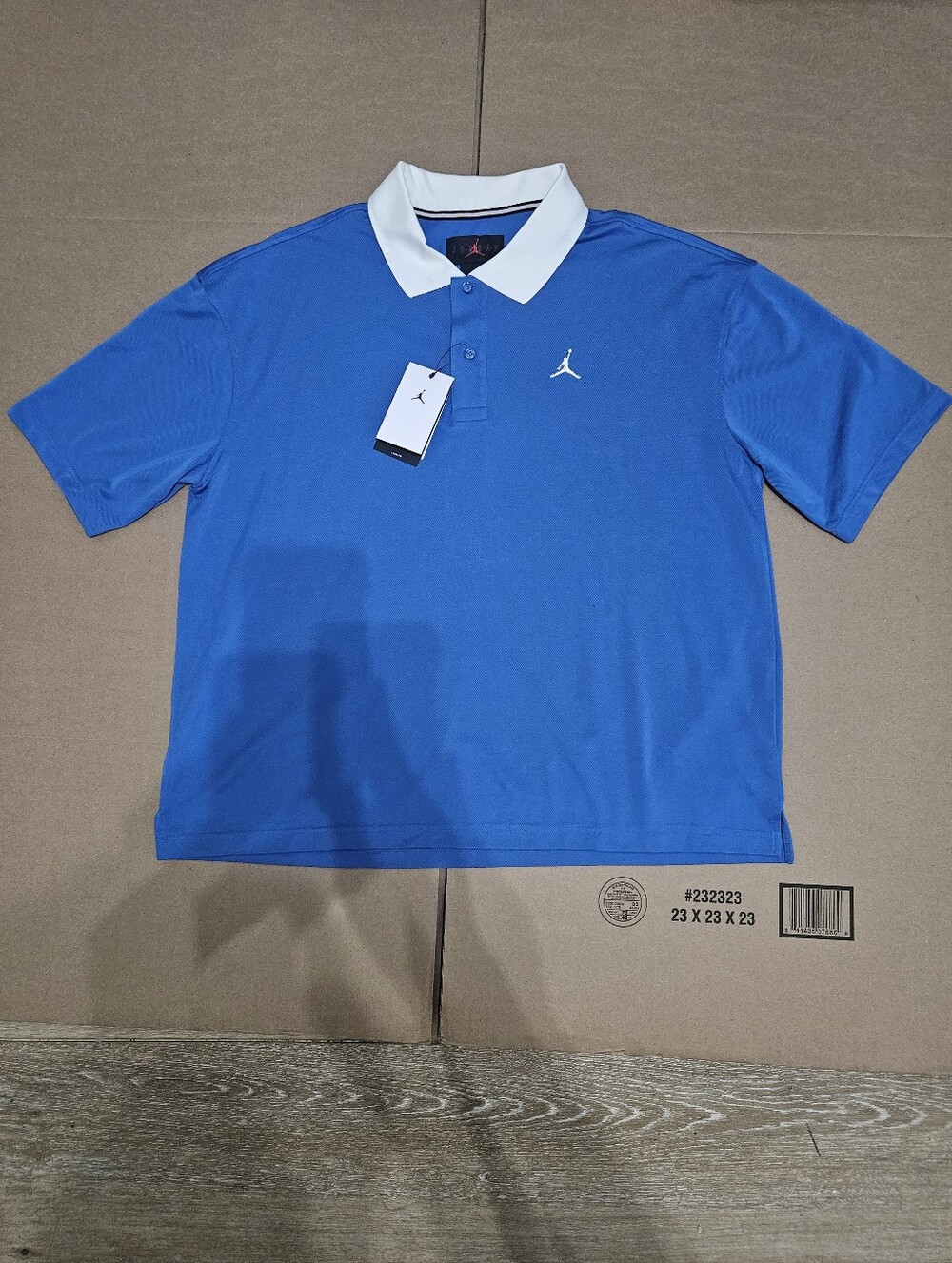 Nike Jordan Brooklyn Blue Polo